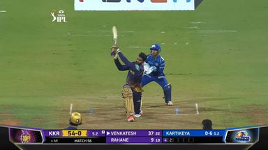M56: MI vs KKR – Venkatesh Iyer Six