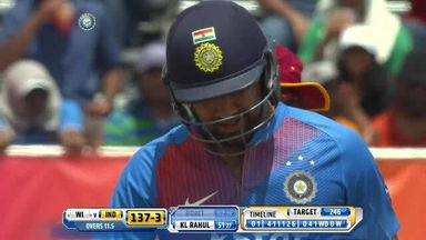 1ST T20I: IND vs WI – Rohit Sharma Wicket
