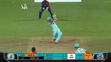 M15: LSG vs DC – Ayush Badoni Six