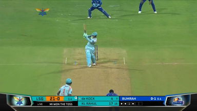 M37: LSG vs MI – Quinton De Kock Six