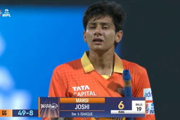 M01- GG vs MI: Mansi Joshi  Wicket