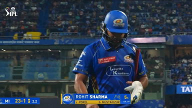IPL 2025 M63: MI vs DC - Rohit Sharma Wicket