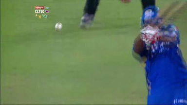 M18: MI vs SYD – Pollard c Haddin b Cummins