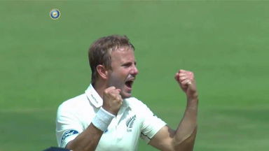 India VS NZ 2016, 2nd Test day 2 - Jadeja Wicket
