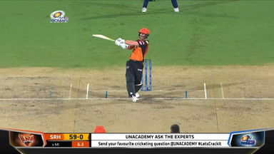 M09: MI vs SRH  – David Warner Six