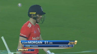 IND vs ENG 2017, 1st T20I : Eoin Morgan Wicket