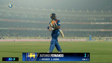 IND vs SL 2023, 3RD T20I: Avishka Fernando  Wicket