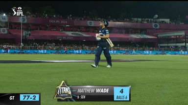 M24: RR vs GT – Matthew Wade Wicket