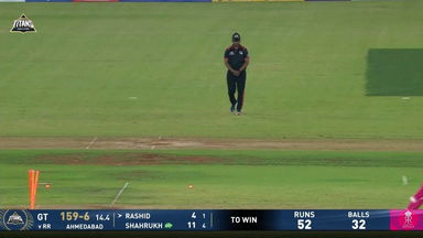IPL 2026 M09: GT vs RR - Shahrukh Khan Wicket