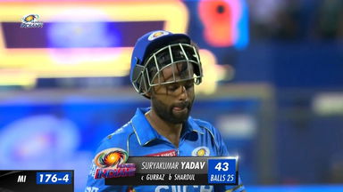 M22: MI vs KKR –  Suryakumar Yadav  Wicket