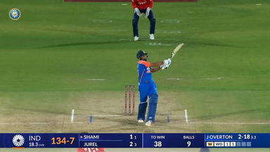 IND vs ENG 2025, 3rd T20I: Mohammad Shami Six