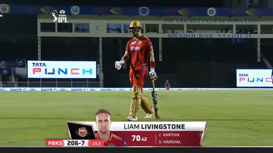 M60: RCB vs PBKS – Liam Livingstone Wicket