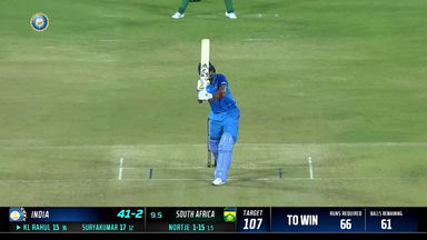 IND vs SA 2022, 1ST T20I: K L Rahul  Six