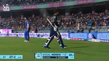 IPL 2025 Eliminator: GT vs MI - Kusal Mendis Wicket