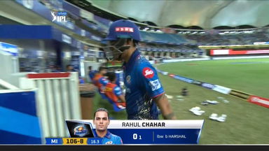 M39: RCB vs MI – Rahul Chahar Wicket