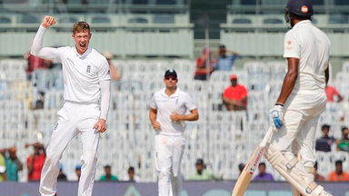 IND vs ENG 2016, 5th Test : IND 1st Innings Fall of Wickets