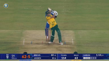 IND vs SA 2025, 1st T20I: Marco Jansen Six