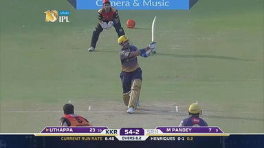 M14: KKR vs SRH – Robin Uthappa Six