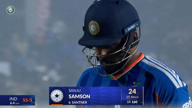 IND vs NZ 2026, 4th T20I: Sanju Samson Wicket
