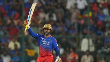 Power. Poise. Panache: Karthik puts on a show with 83(35)