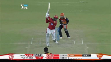 M16: KXIP vs SRH – Chris Gayle Six