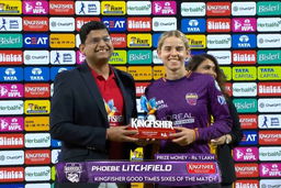 Kingfisher Good Times Sixes of the Match: Match 10, UP Warriorz vs Mumbai Indians, WPL 2026: Phoebe Litchfield