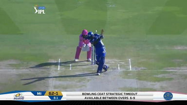 M36: RR vs MI – Suryakumar Yadav Six