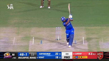 M33: PBKS vs MI – Rohit Sharma Six