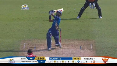 M17: MI vs SRH – Krunal Pandya Six