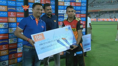M21: SRH vs DD  – FBB Stylish player of the day – Siddarth Kaul