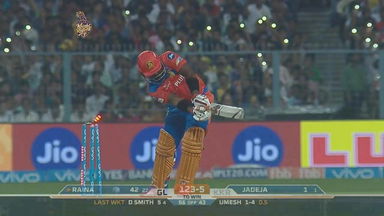 Through the gates - Umesh Yadav castles Dr. Smith