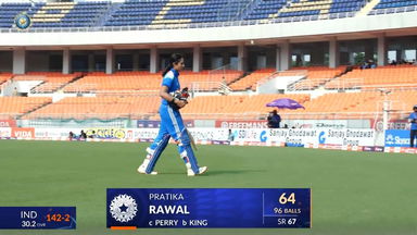 IND-W vs AUS-W 2025, 1st ODI: Pratika Rawal Wicket