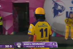 Wicket: Match 5, Royal Challengers Bengaluru vs UP Warriorz, WPL 2026: Shweta Sehrawat Wicket