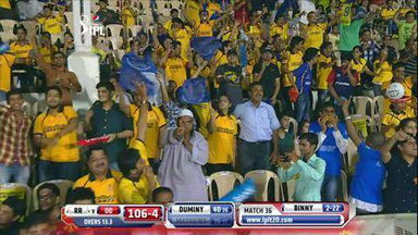 M36: RR vs DD – Angelo Mathews Wicket