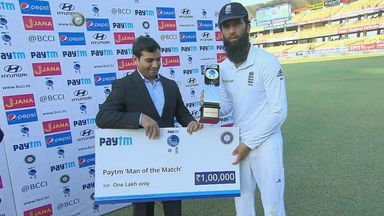 IND vs ENG, 2016  - 1st Test: Moeen Ali Man of the match