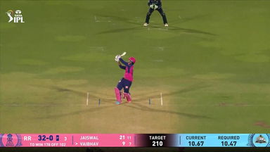 IPL 2025 M47: RR vs GT - Vaibhav Sooryavanshi Six