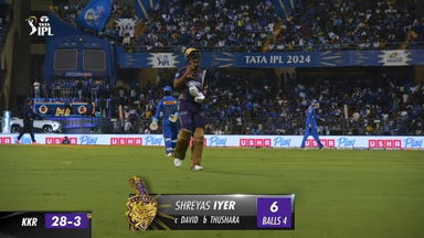 M51: MI vs KKR – Shreyas Iyer Wicket