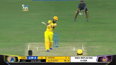 Final: CSK vs KKR – Moeen Ali Six