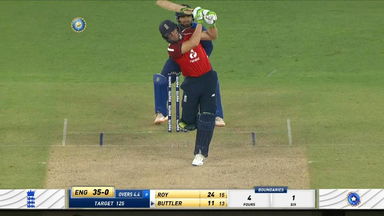 IND vs ENG 2021, 1ST T20I : Jos Buttler Six