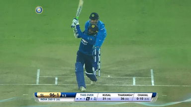 IND vs SL 2017, 2nd T20I: Upul Tharanga Six