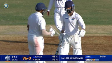 Ranji Trophy 2023/24, Rajasthan vs Maharashtra: Yash Kothari's calm 52*(94)