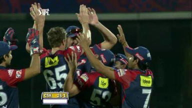 Match 11 CSK vs DD – du Plessis' Wicket