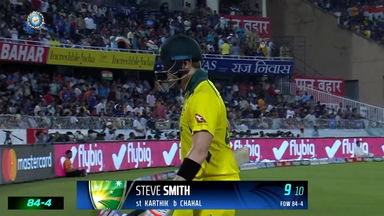 IND vs AUS 2022, 3RD T20I: Steven Smith Wicket