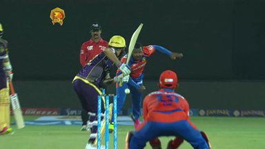M51: GL vs KKR –  Manish Pandey Wicket
