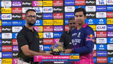 IPL 2026 M03: RR vs CSK - Sierra Super Striker of the Match - Vaibhav Sooryavanshi
