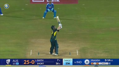 IND vs AUS 2023-24, 2ND T20I: Steven Smith Six