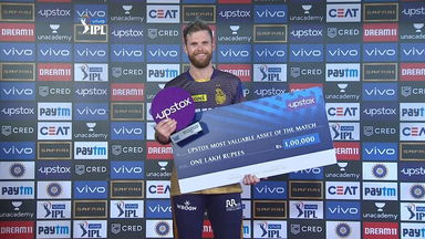 M54: KKR vs RR  – Upstox most valuable Asset of the match –  Lockie Ferguson
