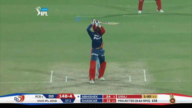 M45: DD vs RCB – Abhishek Sharma Six