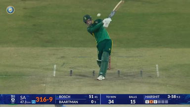 IND vs SA 2025, 1st ODI: Corbin Bosch Six