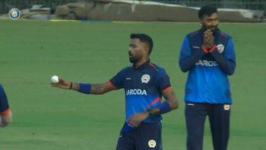 SMAT 2024, Baroda vs Gujarat: Pandya brothers combine to dismiss Urvil Patel